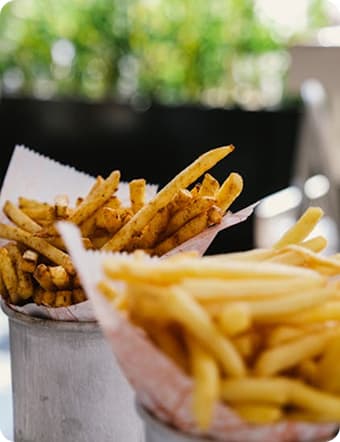 Crystal Frites - Restaurante de frituras familiar que usa Komeat